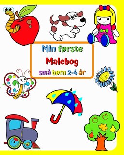 Front cover_Min første Malebog, små børn 2-4 år
