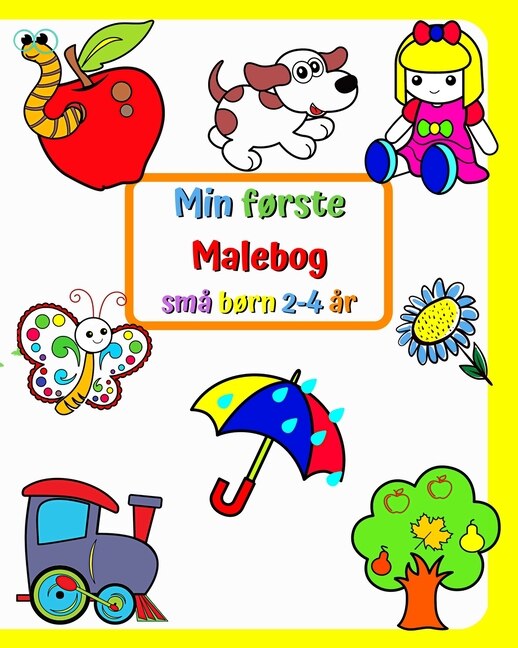 Front cover_Min første Malebog, små børn 2-4 år