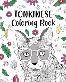 Front cover_Tonkinese Cat Coloring Book
