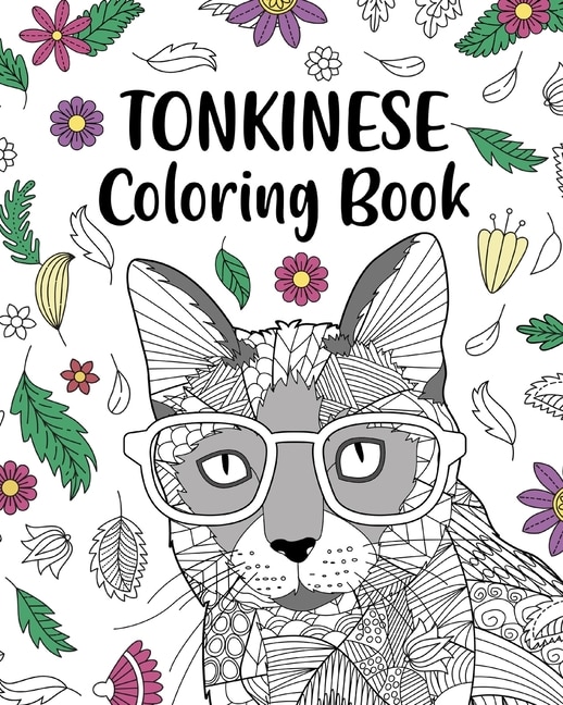 Front cover_Tonkinese Cat Coloring Book