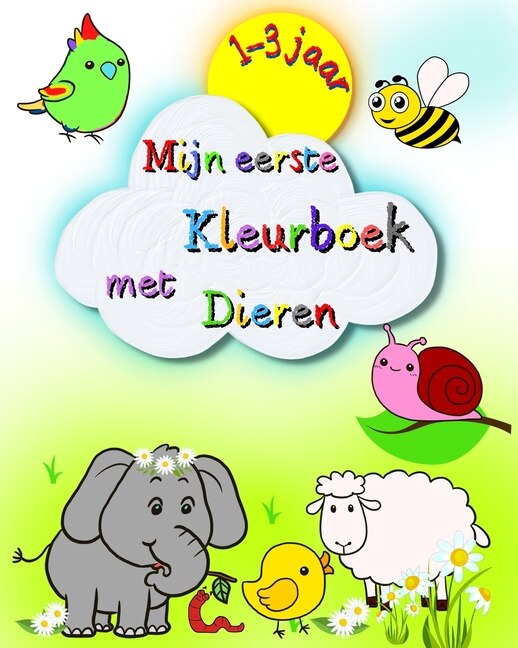 Couverture_Mijn eerste Kleurboek met Dieren