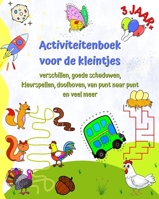 Front cover_Activiteitenboek voor de kleintjes 3 jaar+