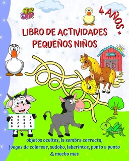 Couverture_Libro de Actividades, pequeños niños 4 años+