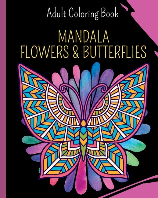 Front cover_Mandala Flowers and Butterflies