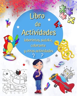 Libro de Actividades 4+: Juegos, colorear por números, diferencias y más para niños a partir de 4 años