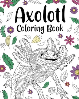 Front cover_Axolotl Coloring Book
