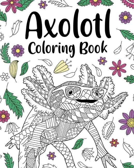 Front cover_Axolotl Coloring Book
