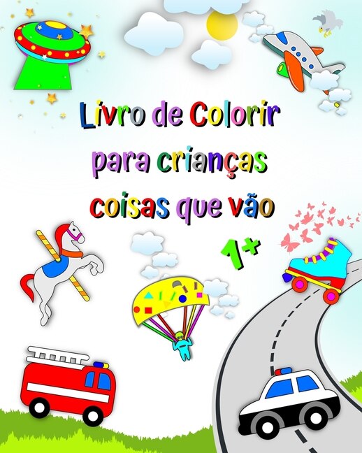 Couverture_Livro de Colorir para crianças coisas que vão