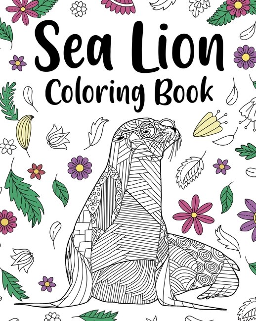 Front cover_Sea Lion Coloring Book