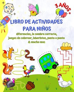 Front cover_Libro de Actividades para Niños 3 Años+