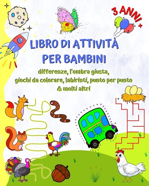Couverture_Libro di Attività per Bambini 3 Anni+