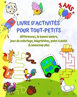 Couverture_Livre d'Activités pour Tout-Petits 3 ans+