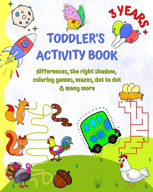 Couverture_Toddler's Activity Book 3 Years +