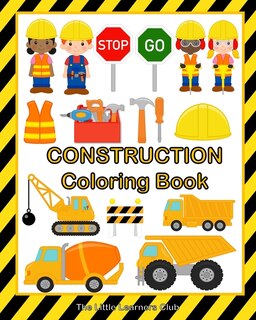 Front cover_Construction Coloring Book