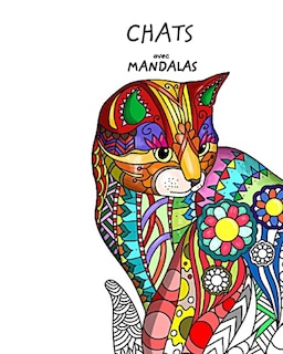 Couverture_Chats avec Mandalas - Livre de Coloriage pour Adultes