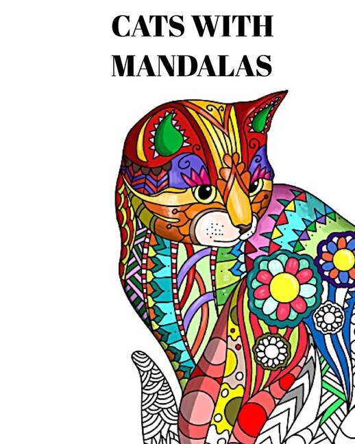 Couverture_Cats with Mandalas - Adult Coloring Book