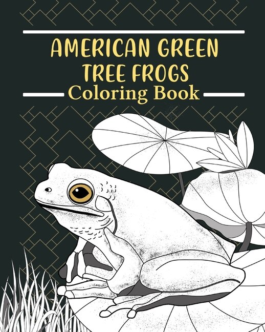 Front cover_American Green Tree Frog Coloring Book