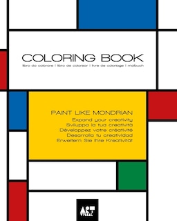Front cover_Coloring Book - Paint like Mondrian