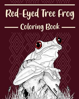 Front cover_Red-Eyed Tree Frog Coloring Book
