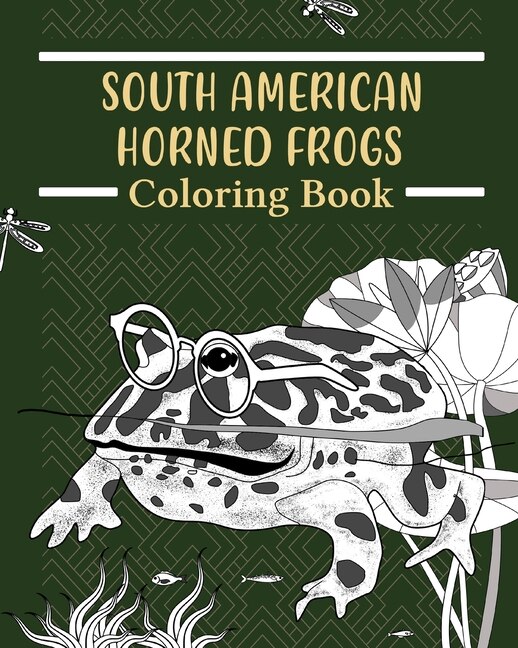 Couverture_South American Horned Frogs Coloring Book