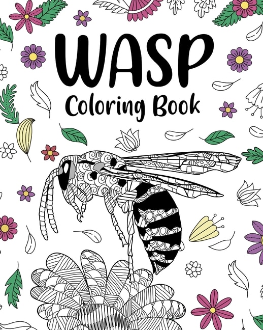 Front cover_Wasp Coloring Book