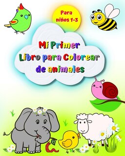 Couverture_Mi Primer Libro para Colorear de animales para niños 1-3