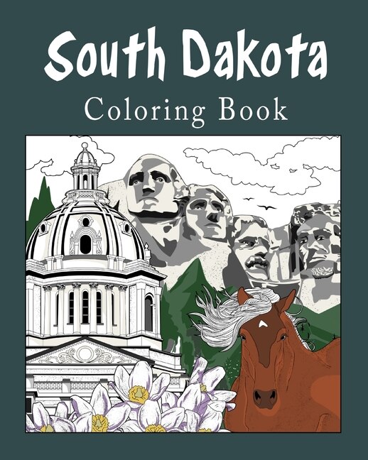 Front cover_South Dakota Coloring Book