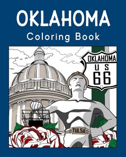 Front cover_Oklahoma Coloring Book