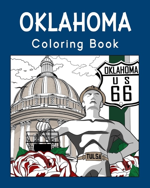 Front cover_Oklahoma Coloring Book