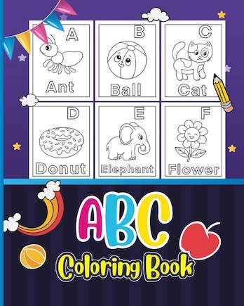 Animals Coloring Book for kids age 3-5: Coloring activity books Educational  Coloring Pages of Animals Letters A to Z for Boys and Girls, Little Kids,  (Hardcover)