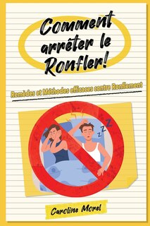 Front cover_Comment arrêter le Ronfler!