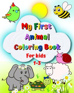 Couverture_My First Animal Coloring Book for kids 1-3