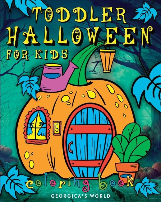 Front cover_Toddler Halloween Coloring Book for Kids