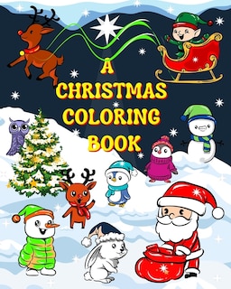 Couverture_A Christmas coloring book
