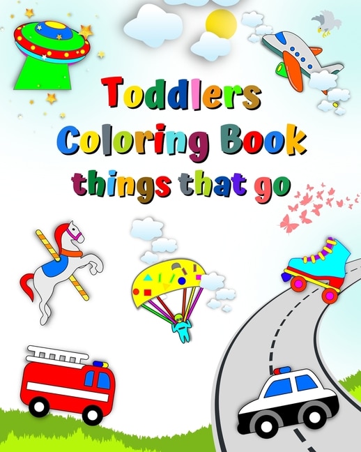 Couverture_Toddlers Coloring Book things that go