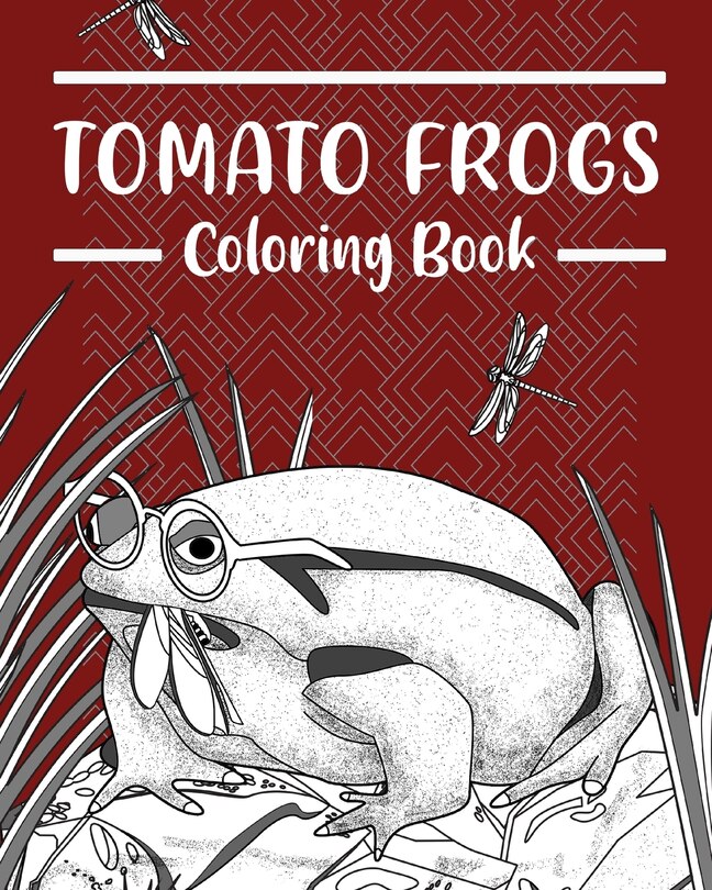 Front cover_Tomato Frogs Coloring Book