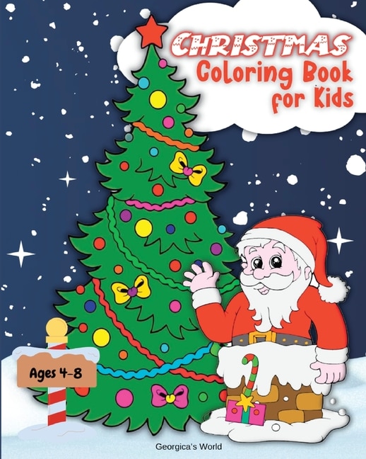 Couverture_Christmas Coloring Book for Kids Ages 4-8