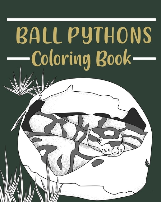 Couverture_Ball Pythons Coloring Book