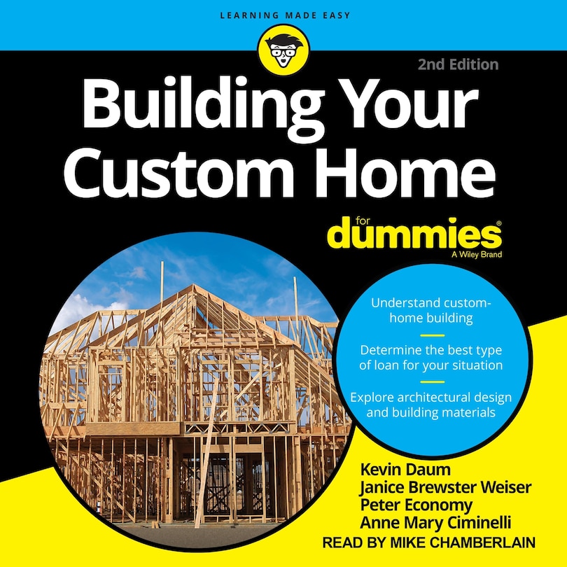 Front cover_Building Your Custom Home For Dummies