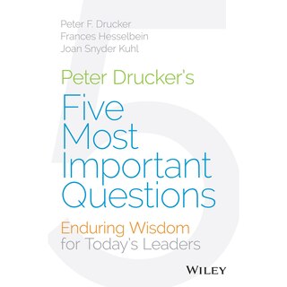 Front cover_Peter Drucker's Five Most Important Questions