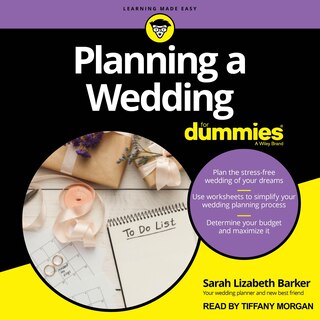 Front cover_Planning A Wedding For Dummies