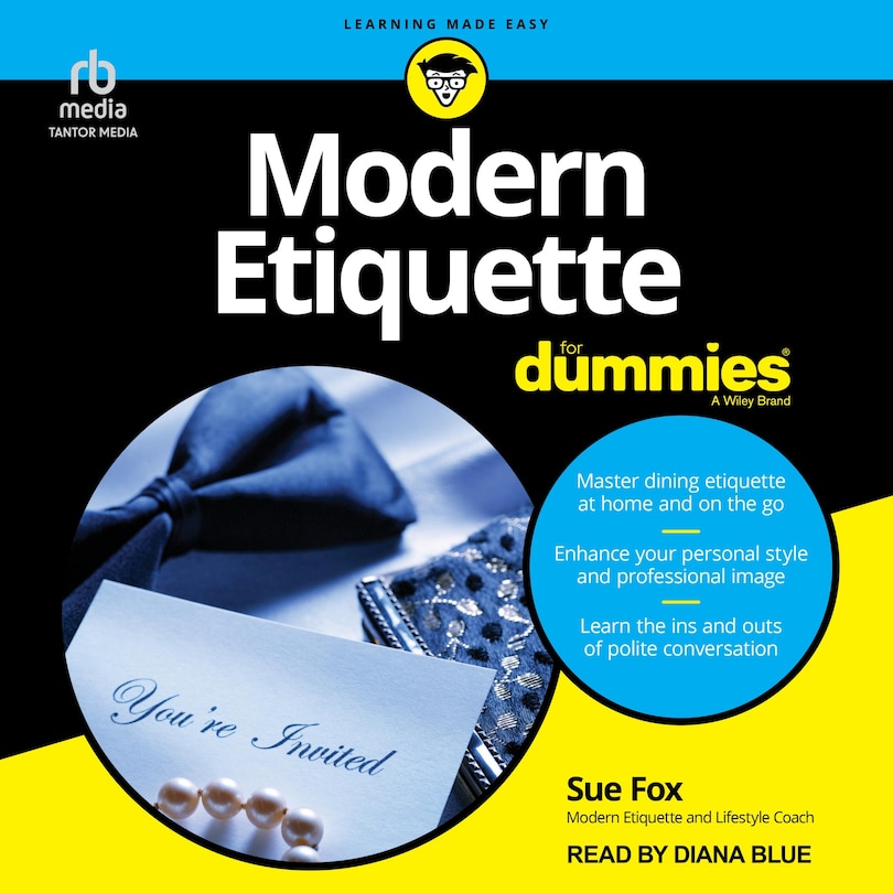 Front cover_Modern Etiquette For Dummies