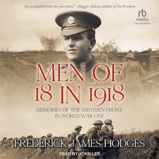 Couverture_Men of 18 in 1918