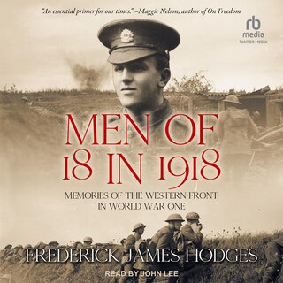 Couverture_Men of 18 in 1918