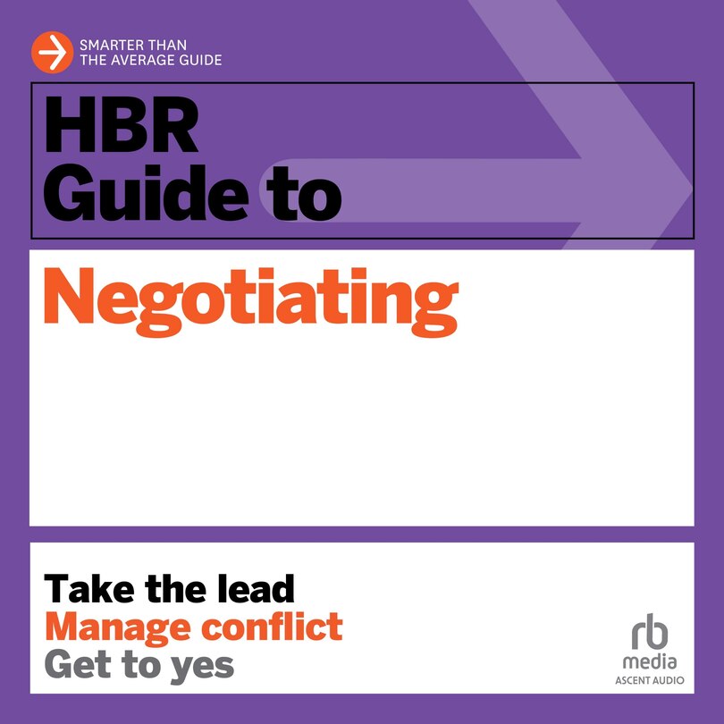 Front cover_HBR Guide to Negotiating