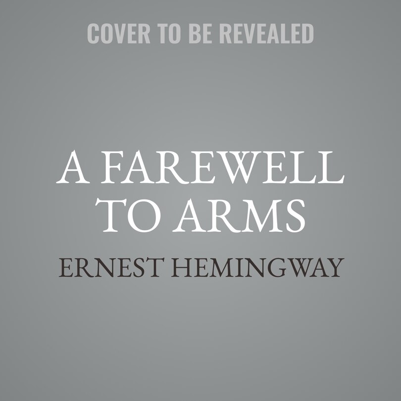 Front cover_A Farewell to Arms
