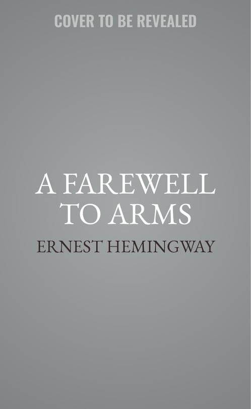 Front cover_A Farewell to Arms