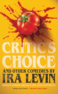 Couverture_“Critic’s Choice” and Other Comedies