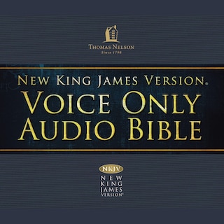 Front cover_Voice Only Audio Bible - New King James Version, NKJV (Narrated by Bob Souer): Complete Bible