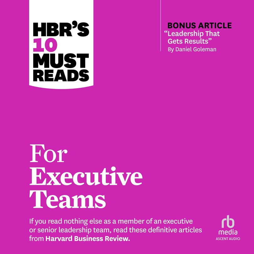 Couverture_HBR's 10 Must Reads for Executive Teams